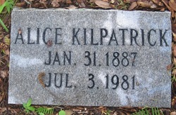 Alice <I>Burnett</I> Kilpatrick 
