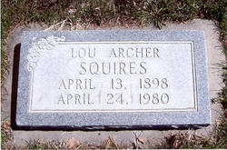 Louie Belle “Lou” <I>Archer</I> Squires 