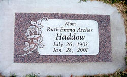 Ruth Emma <I>Archer</I> Haddow 