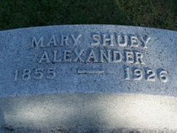 Mary A <I>Shuey</I> Alexander 