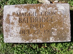 Maggie <I>Cook</I> Baldridge 