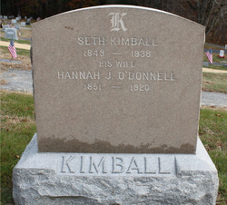 Hannah Jane <I>O'Donnell</I> Kimball 