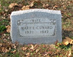 Mrs Mary Emma <I>Leonard</I> Cunard 
