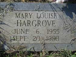 Mary Louise <I>Thompson</I> Hargrove 