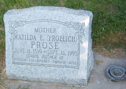 Matilda E. <I>Froelich</I> Prose 