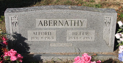 Hettie <I>Fryar</I> Abernathy 