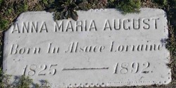 Anna Maria <I>Hange</I> August 