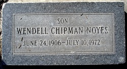 Wendell Chipman Noyes 