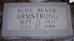 Susie Bessie Armstrong 