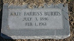Kate L. <I>Farriss</I> Burris 