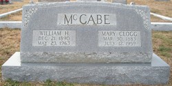 Mary “Mame” <I>Clogg</I> McCabe 