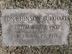 Edna Mae <I>Hinson</I> Burkhart 