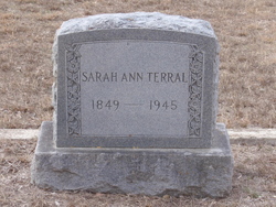 Sarah Ann <I>Jennings</I> Terral 