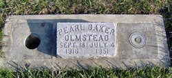 Verona Pearl <I>Baker</I> Olmstead 