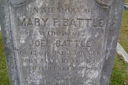 Mary Palmer <I>Johnston</I> Battle 