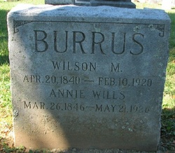 Annie Wills <I>Boxley</I> Burrus 