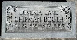 Lovenia Jane <I>Chipman</I> Booth 