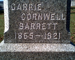 Carrie <I>Cornwell</I> Barrett 