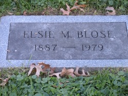 Elsie Marie <I>Snyder</I> Blose 