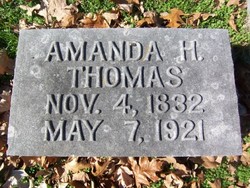 Amanda H. <I>Hedrick</I> Thomas 