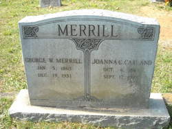 Joanna Caroline <I>Carland</I> Merrill 