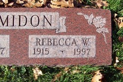 Rebecca Winifred <I>Gostage</I> Amidon  Wiegand 