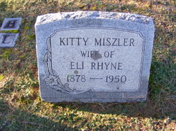 Katherine “Kitty” <I>Miszler</I> Rhyne 