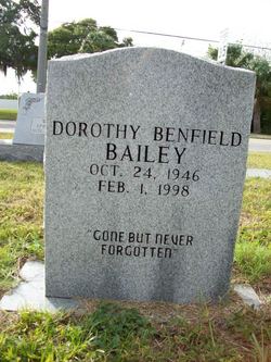 Dorothy <I>Benfield</I> Bailey 