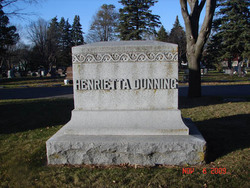 Henrietta A. <I>Pettigrew</I> Dunning 