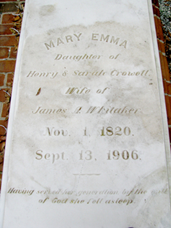 Mary Emma <I>Crowell</I> Whitaker 