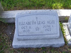 Elizabeth <I>Leas</I> Agee 