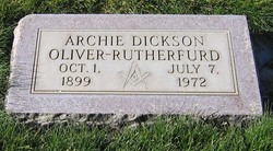 Archie Dickson Oliver-Rutherfurd 