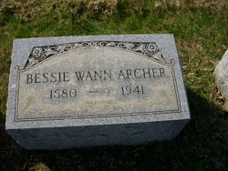 Bessie E <I>Wann</I> Archer 