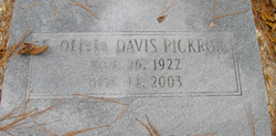 S Olivia <I>Davis</I> Pickron 