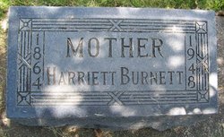 Harriett Louise “Hattie” <I>Frazer</I> Burnett 