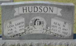 Lena Agness <I>Aaron</I> Hudson 