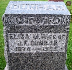 Eliza M. <I>Seiple</I> Dunbar 