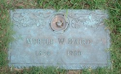 Myrtle <I>Woodrum</I> Baird 