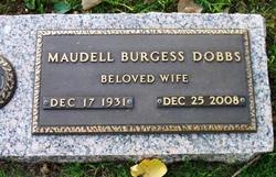 Maudell <I>Burgess</I> Dobbs 