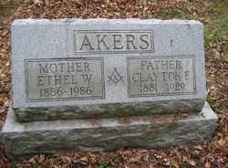 Ethel <I>Walker</I> Akers 