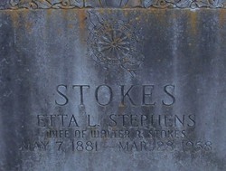 Etta Leone <I>Stephens</I> Stokes 