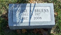 Louise A. <I>Scherf</I> Bruens 