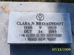 Clara Neva <I>Mowery</I> Broadfoot 