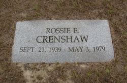 Rossie E Crenshaw 