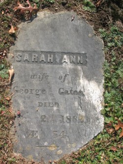 Sarah Ann <I>Swan</I> Gates 