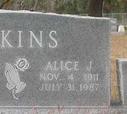 Alice Jennie <I>Knight</I> Atkins 