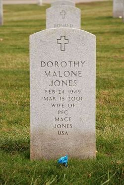 Mrs Dorothy <I>Malone</I> Jones 