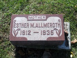Esther May <I>Pfisterer</I> Allmeroth 
