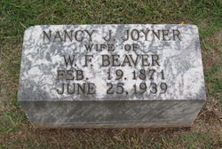 Nancy Jane <I>Joyner</I> Beaver 