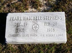 Pearl Ruth <I>Hatchell</I> Stephens 